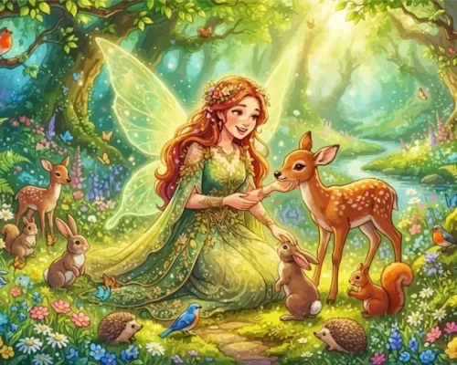 Fairy Princess Paint By Numbers