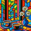 Morning Coffee Pop Art Paint By Numbers