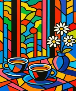 Morning Coffee Pop Art Paint By Numbers