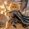 Medieval Cat Paint By Numbers