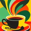 Pop Art Coffee Paint By Numbers