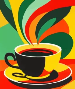 Pop Art Coffee Paint By Numbers